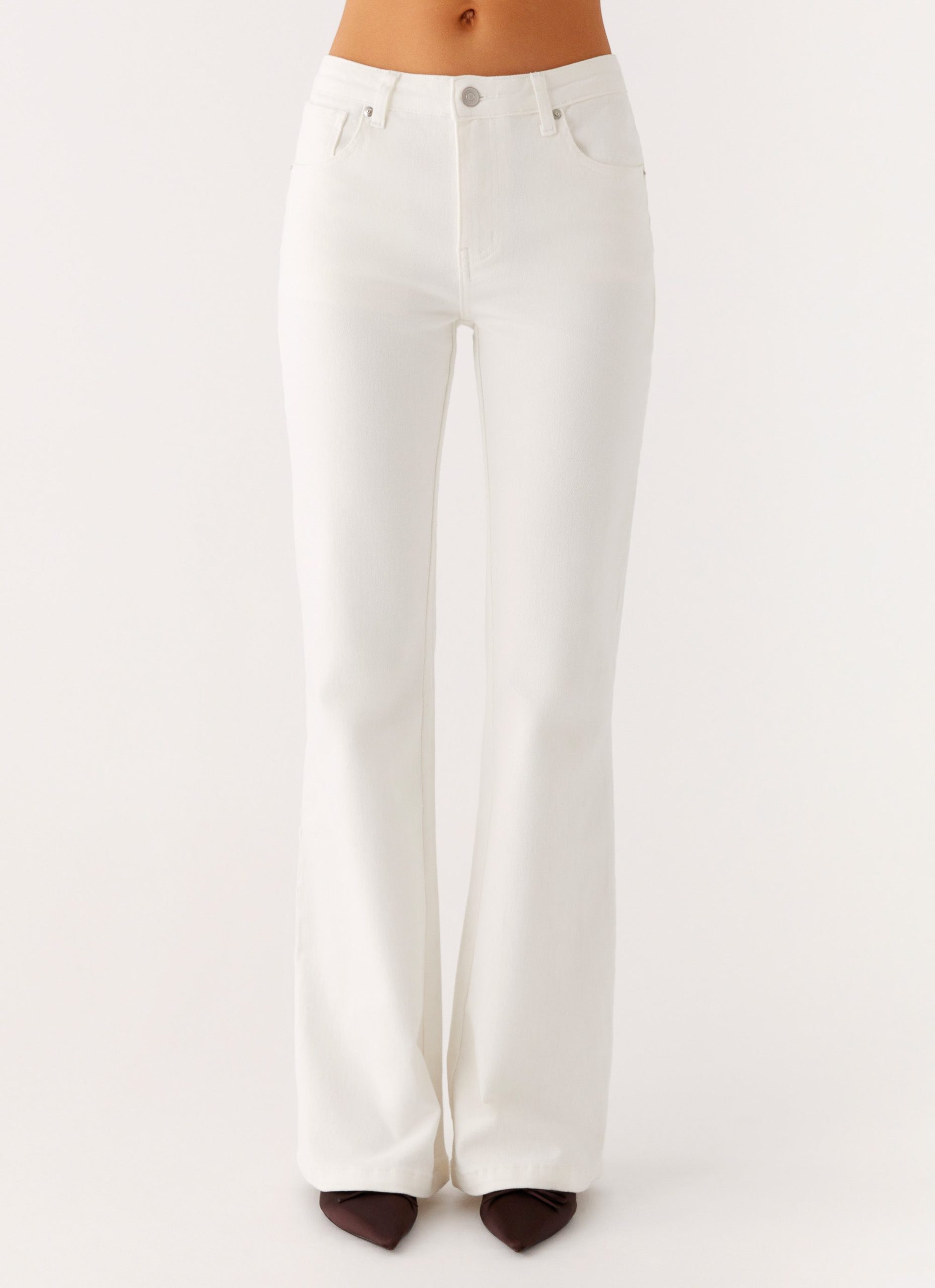 Aldo Bootleg Jeans - White - Image 6