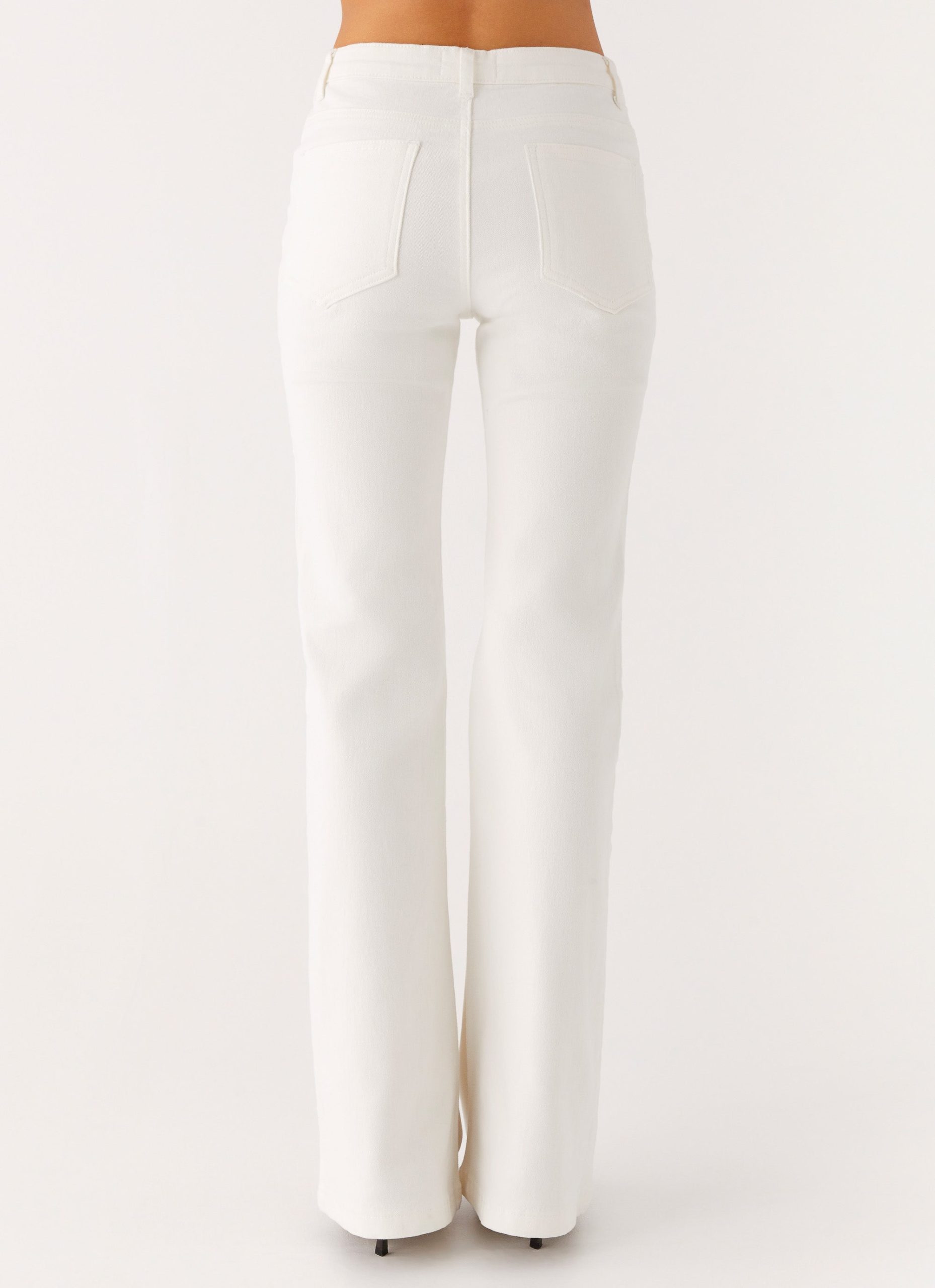 Aldo Bootleg Jeans - White - Image 2