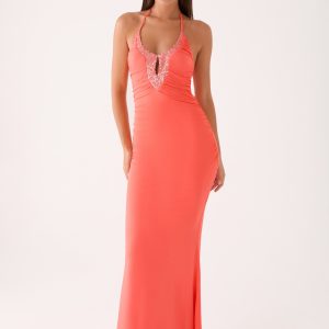 Aminata Maxi Dress - Burnt Coral