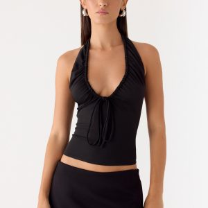 Ask You Twice Top - Black