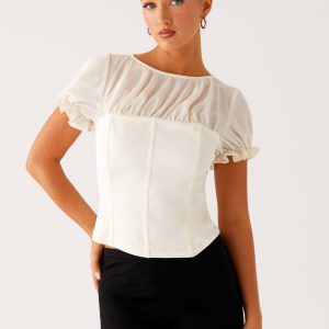 Avalee Top - Ivory