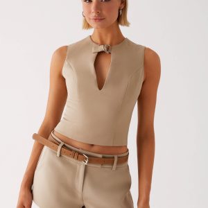 Bonny Mini Shorts - Brown