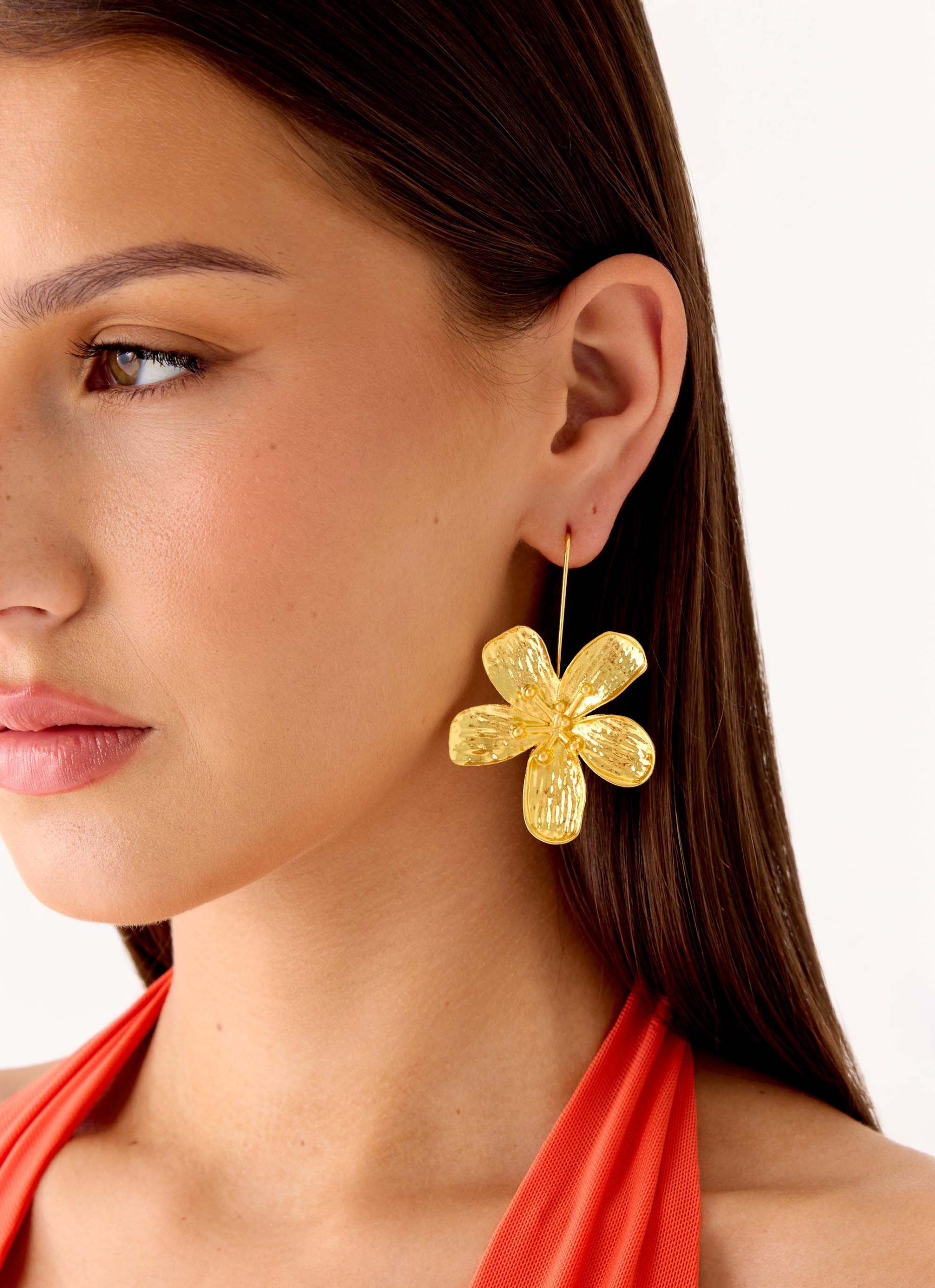 Botanica Drop Earrings - Gold - Image 2
