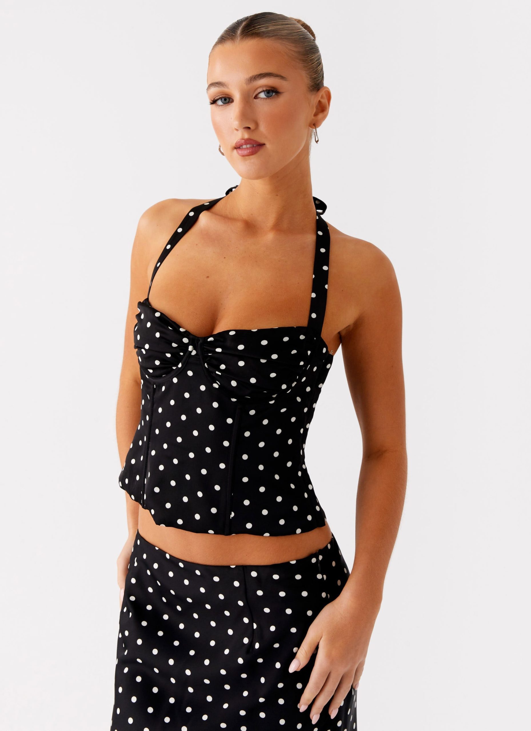 Breanne Top - Black Polka Dot - Image 6