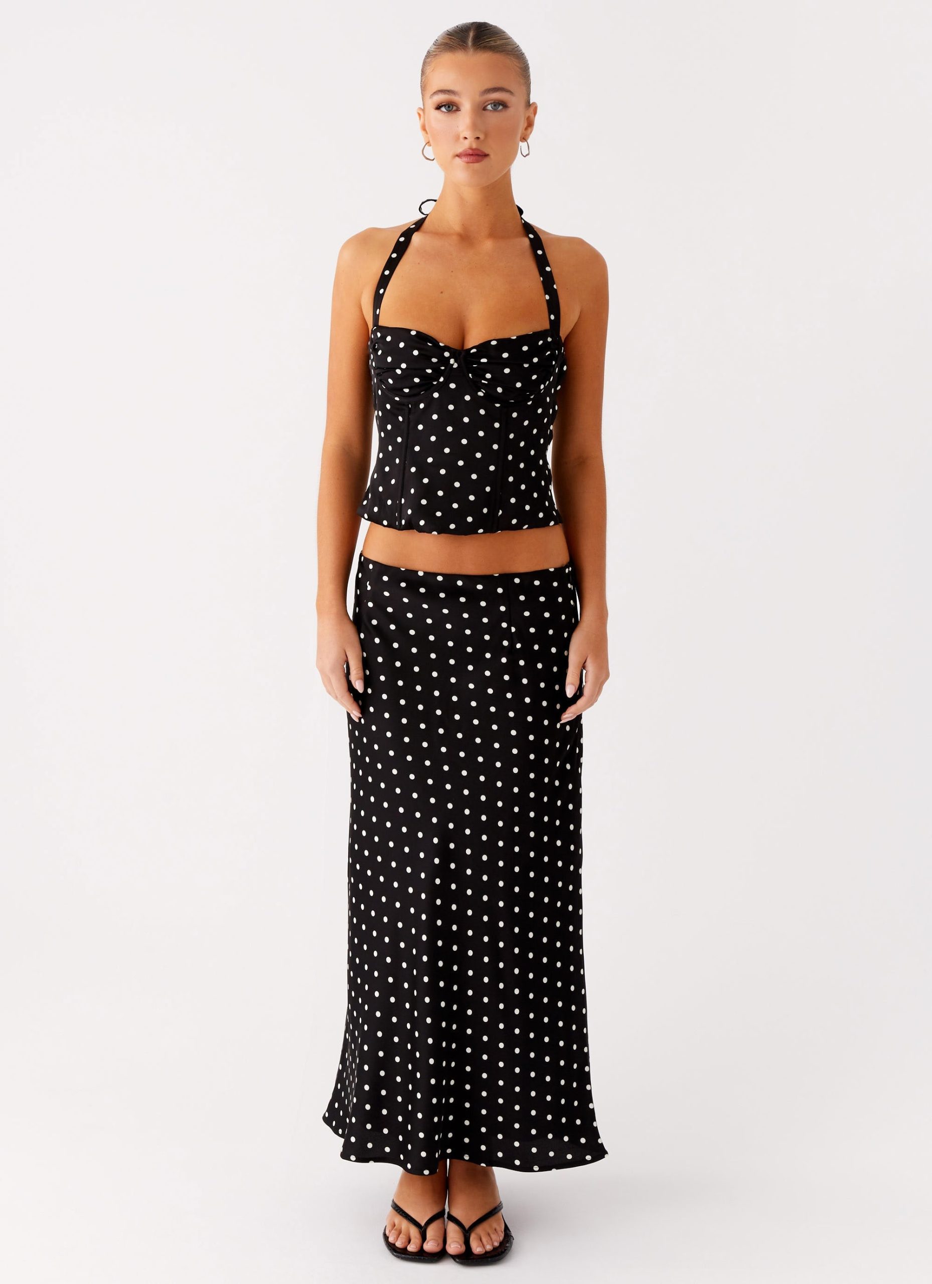Breanne Top - Black Polka Dot - Image 4
