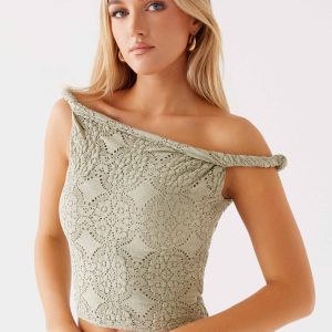Diamond Sky Top - Sage