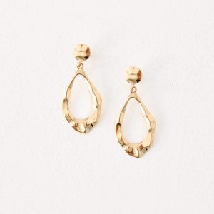 Ember Glow Earrings - Gold