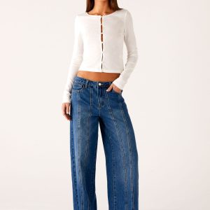 Grayson Straight Leg Jeans - Denim Blue