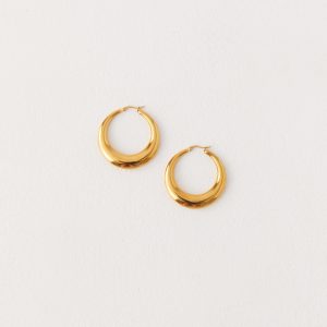 Harri Hoop Earrings - Gold