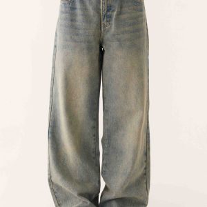 Keanna Low Rise Denim Jeans - Dirty Wash