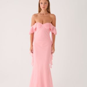 Maliyah Maxi Dress - Peach