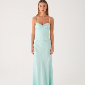 Merritt Maxi Dress - Aqua