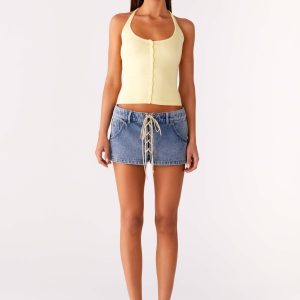 Nashville Denim Skort - Blue