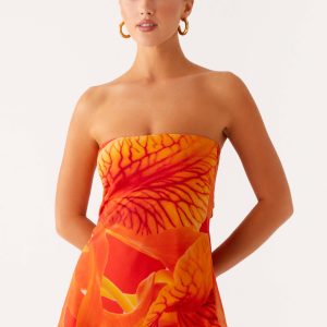 Over The Horizon Asymetrical Top - Serene Orange