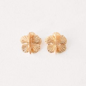 Peachy Dream Earrings - Gold