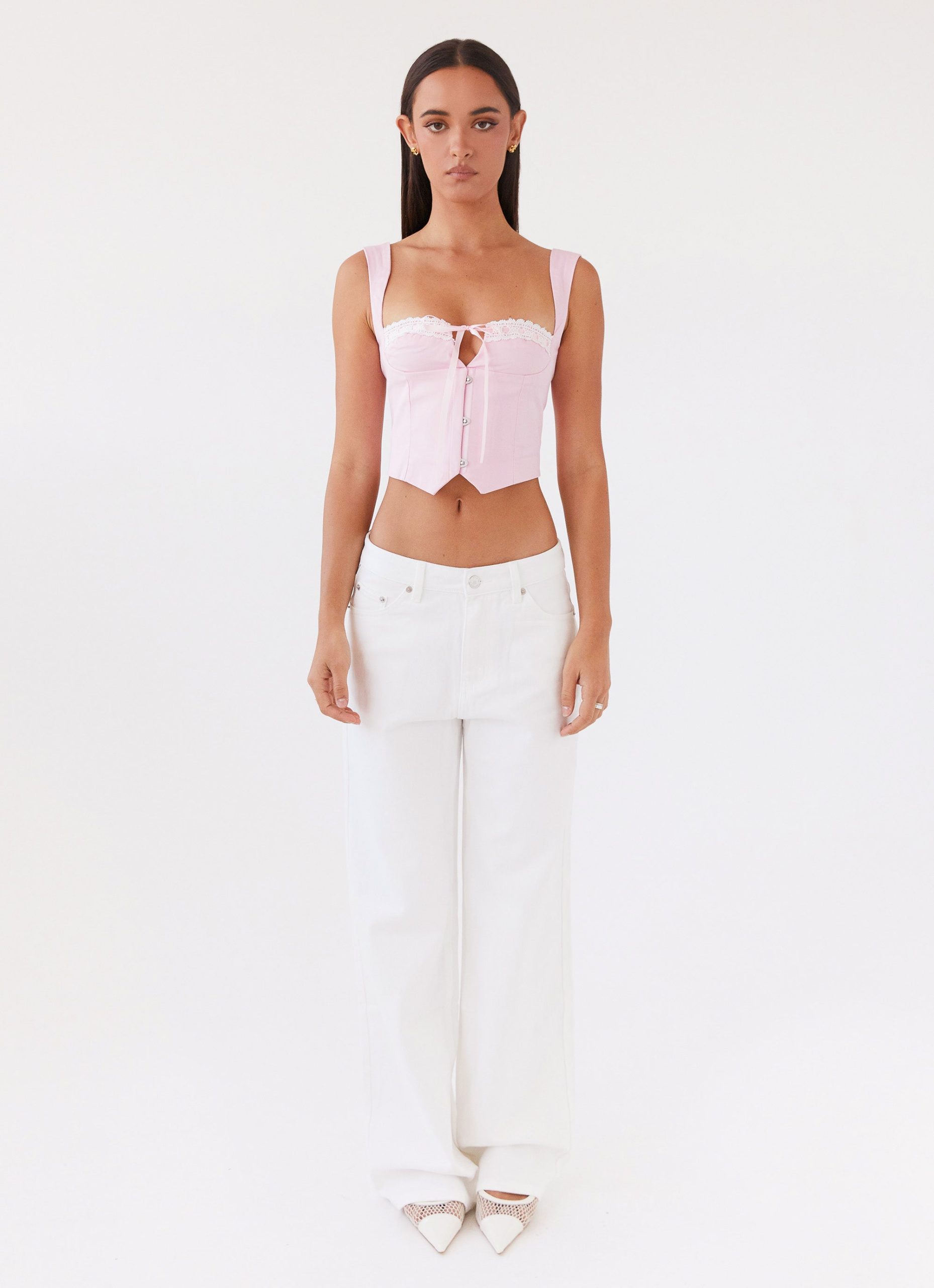 Ambretta Corset Top - Pink - Image 2