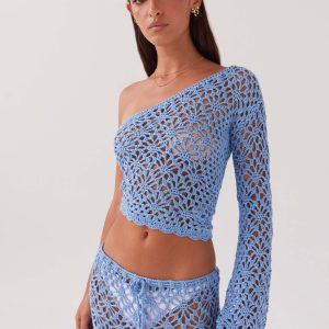 Merliah Crochet Top - Blue