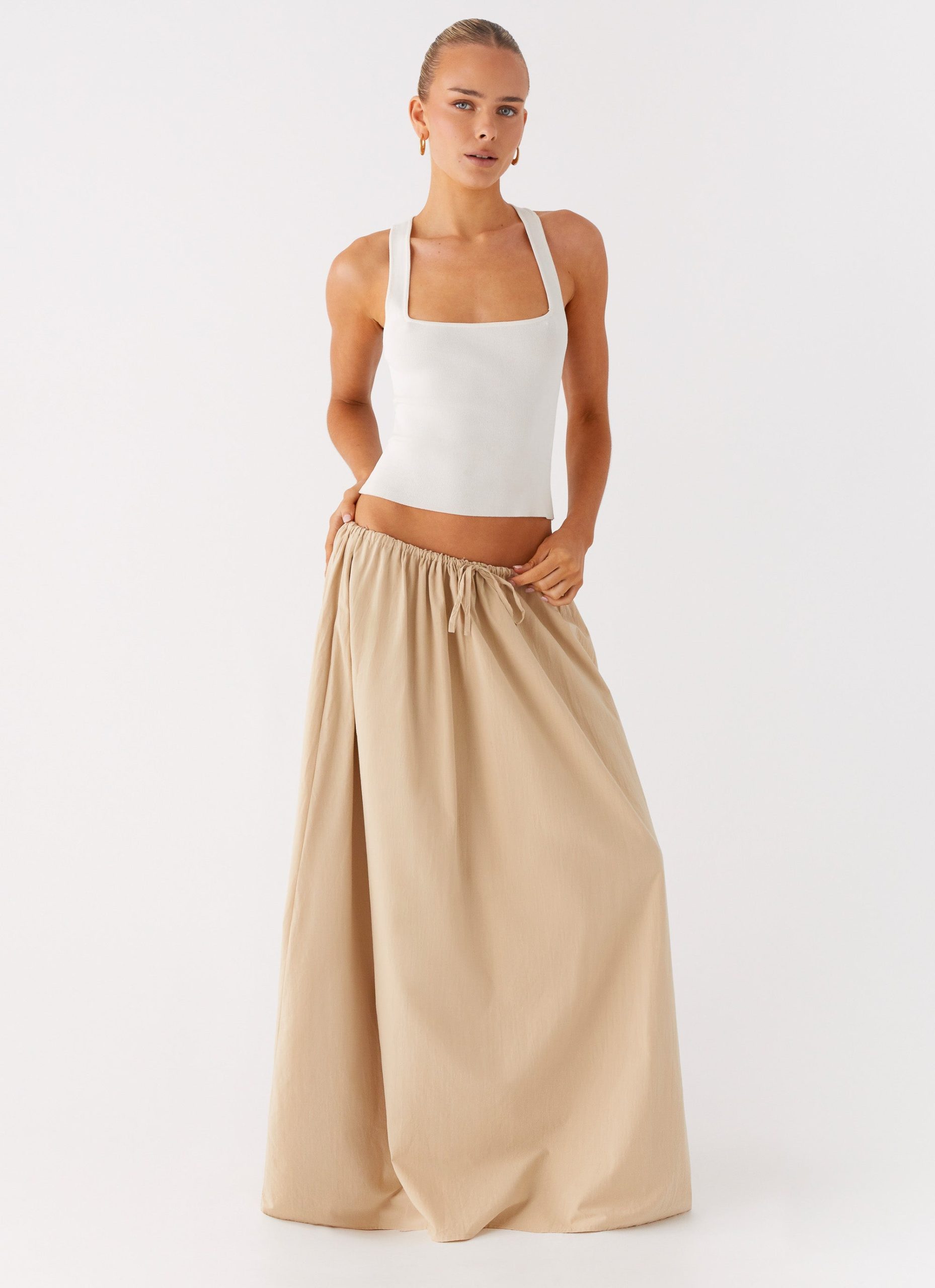 Randy Maxi Skirt - Tan - Image 5