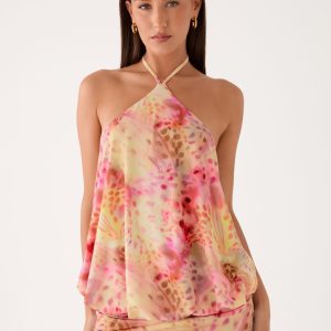 Solarae Mini Dress - Botanic Cheetah