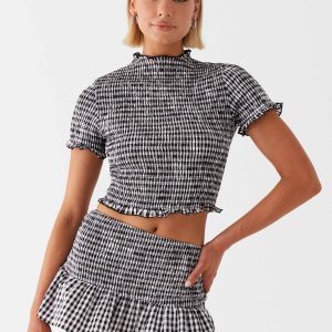 Sweetest Pie T-Shirt - Black Gingham