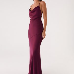 Tiano Maxi Dress - Plum